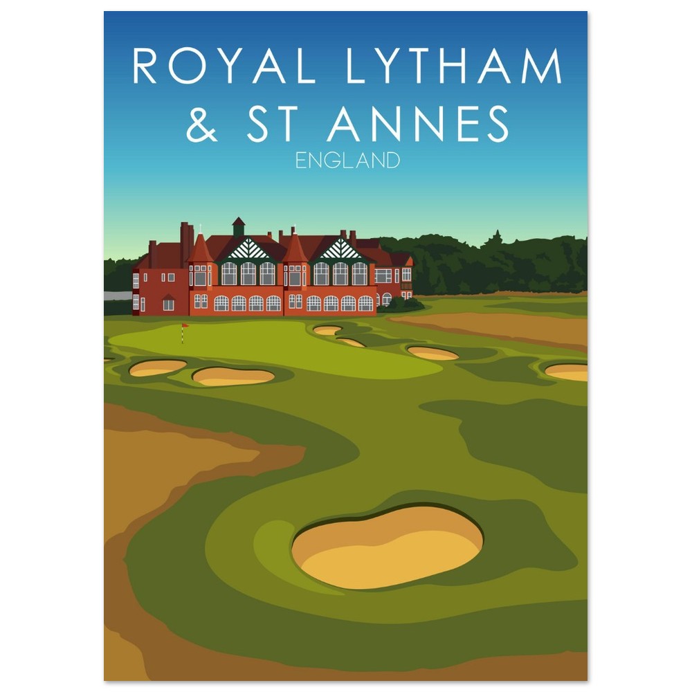 Royal Lytham & St Annes Golf Course Poster