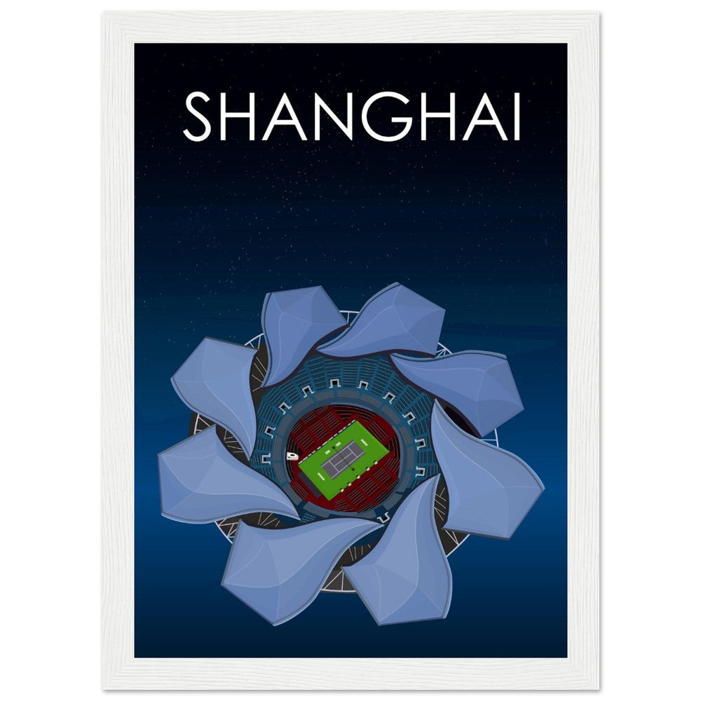 Shanghai ATP Masters Tennis Stadium Poster