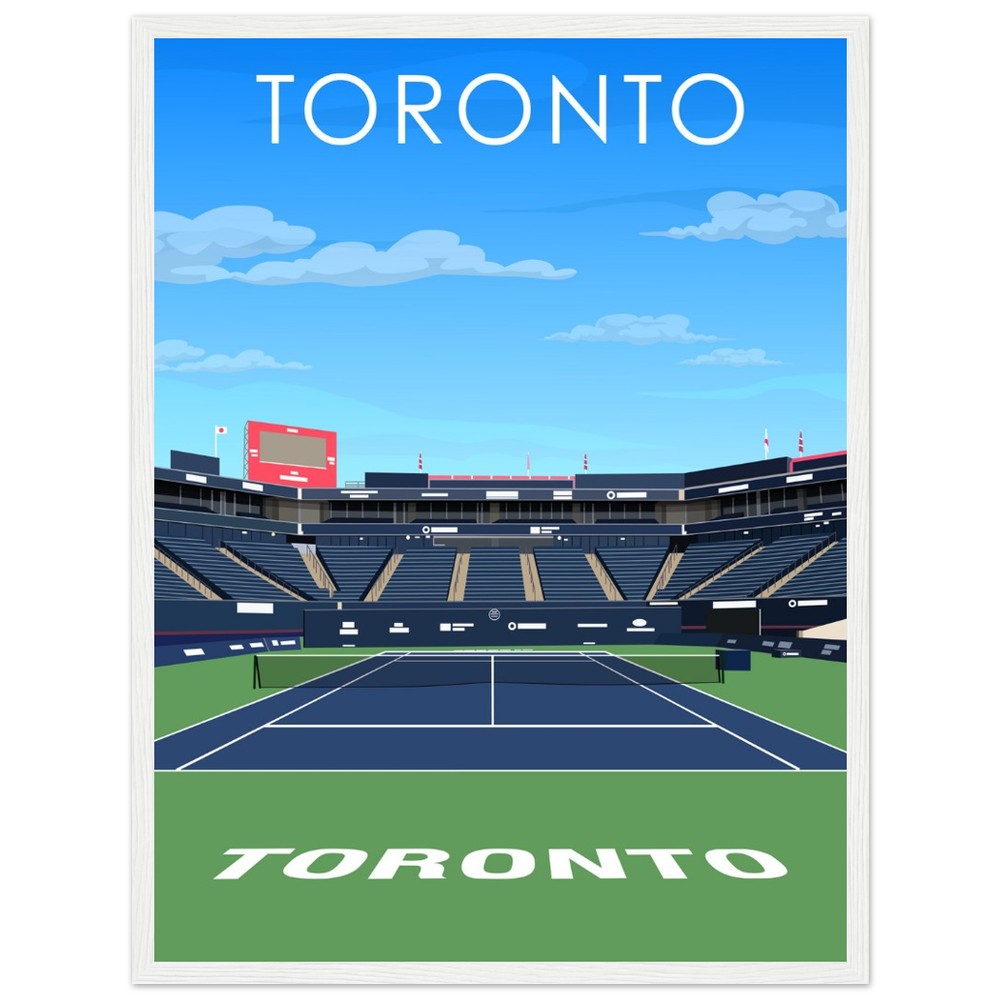 Toronto ATP/WTA Masters Tennis Stadium Poster
