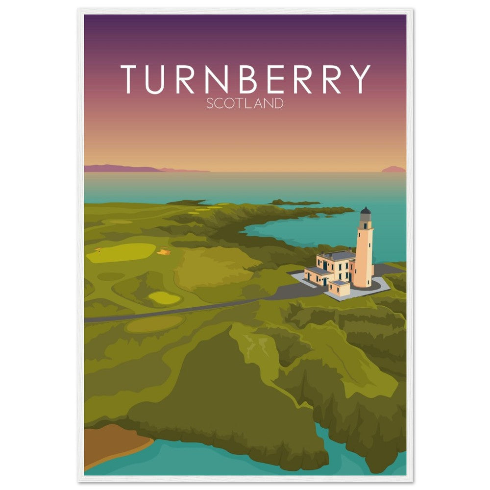 Turnberry Golf Course Sunset Print