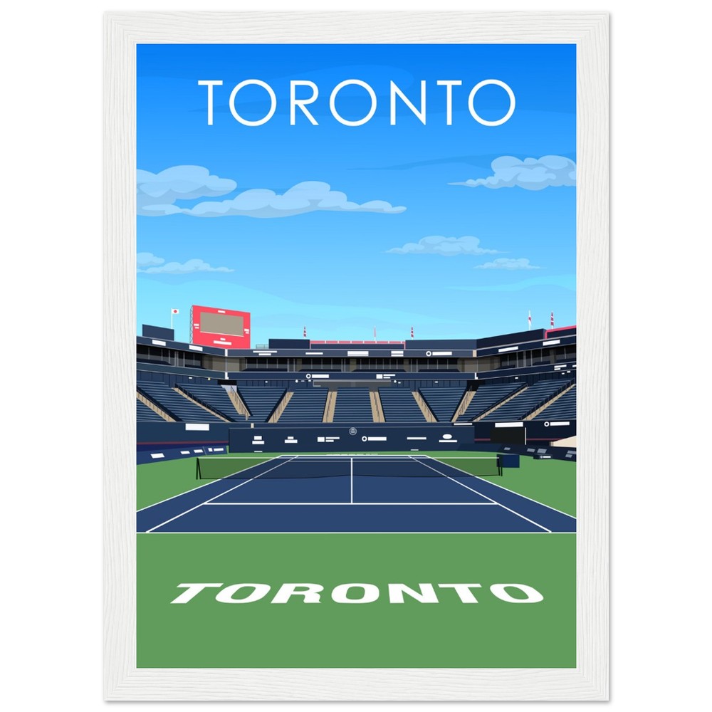 Toronto ATP/WTA Masters Tennis Stadium Poster