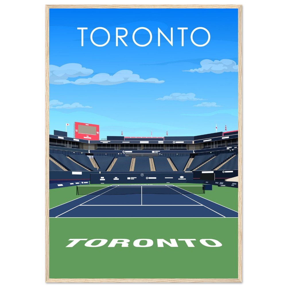 Toronto ATP/WTA Masters Tennis Stadium Poster