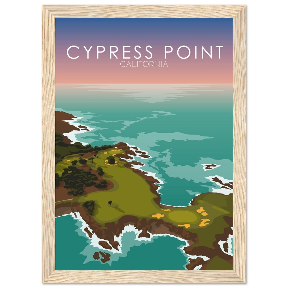 Cypress Point Golf Course Sunset Print