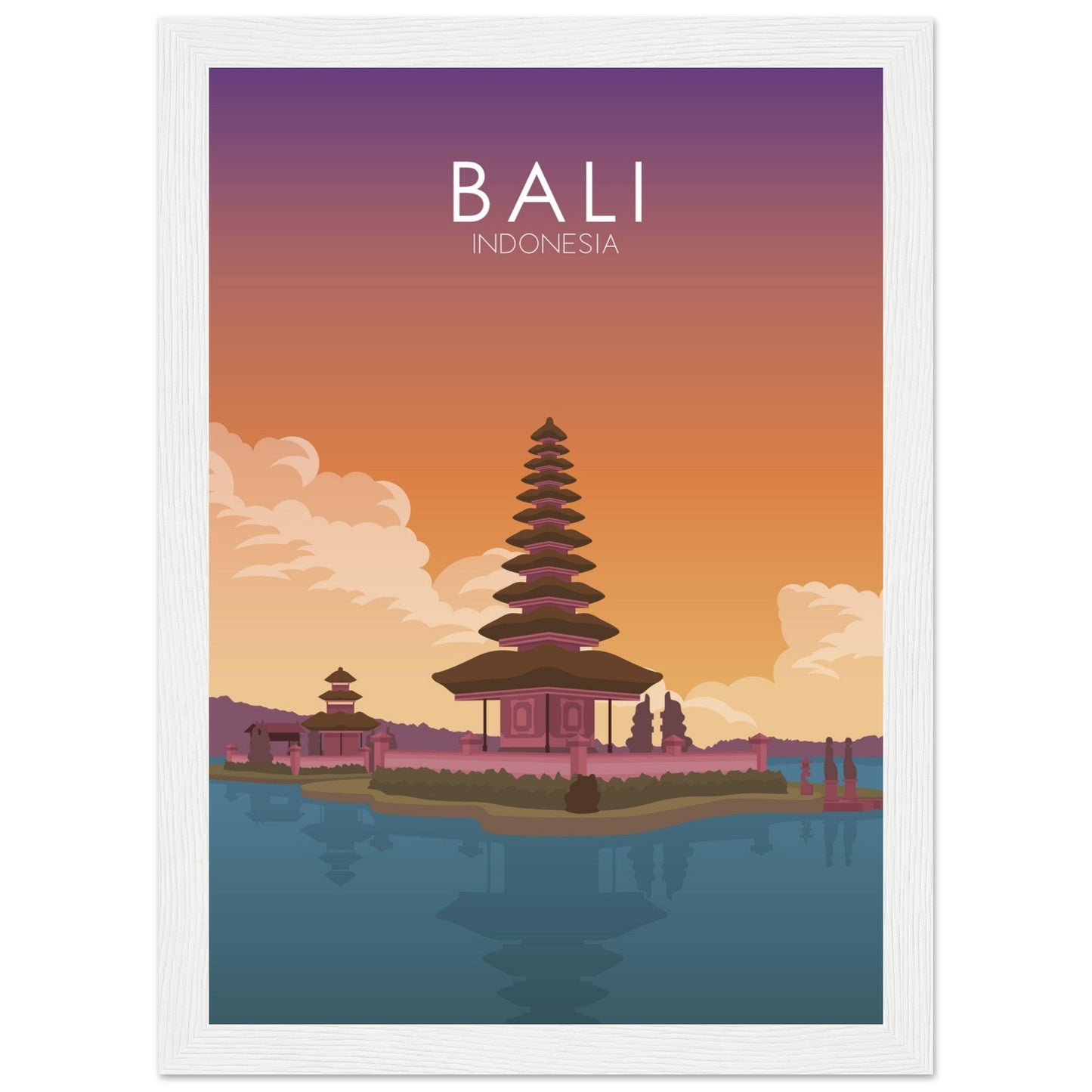Bali Poster | Bali Wall Art | Bali Sunset Print