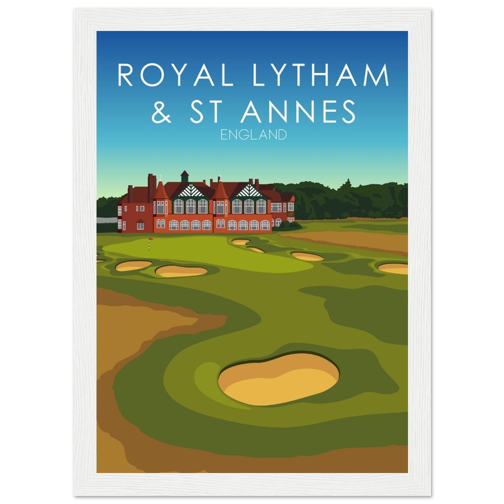 Royal Lytham & St Annes Golf Course Poster