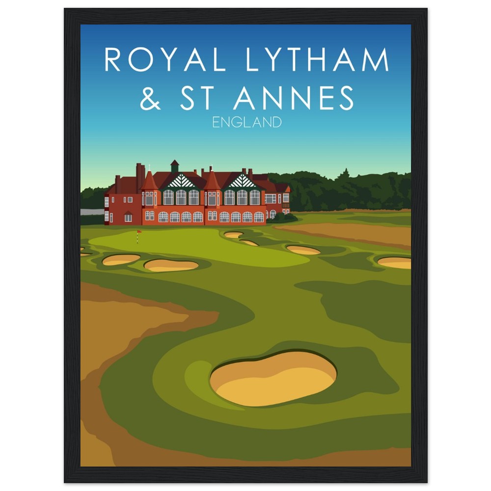 Royal Lytham & St Annes Golf Course Poster