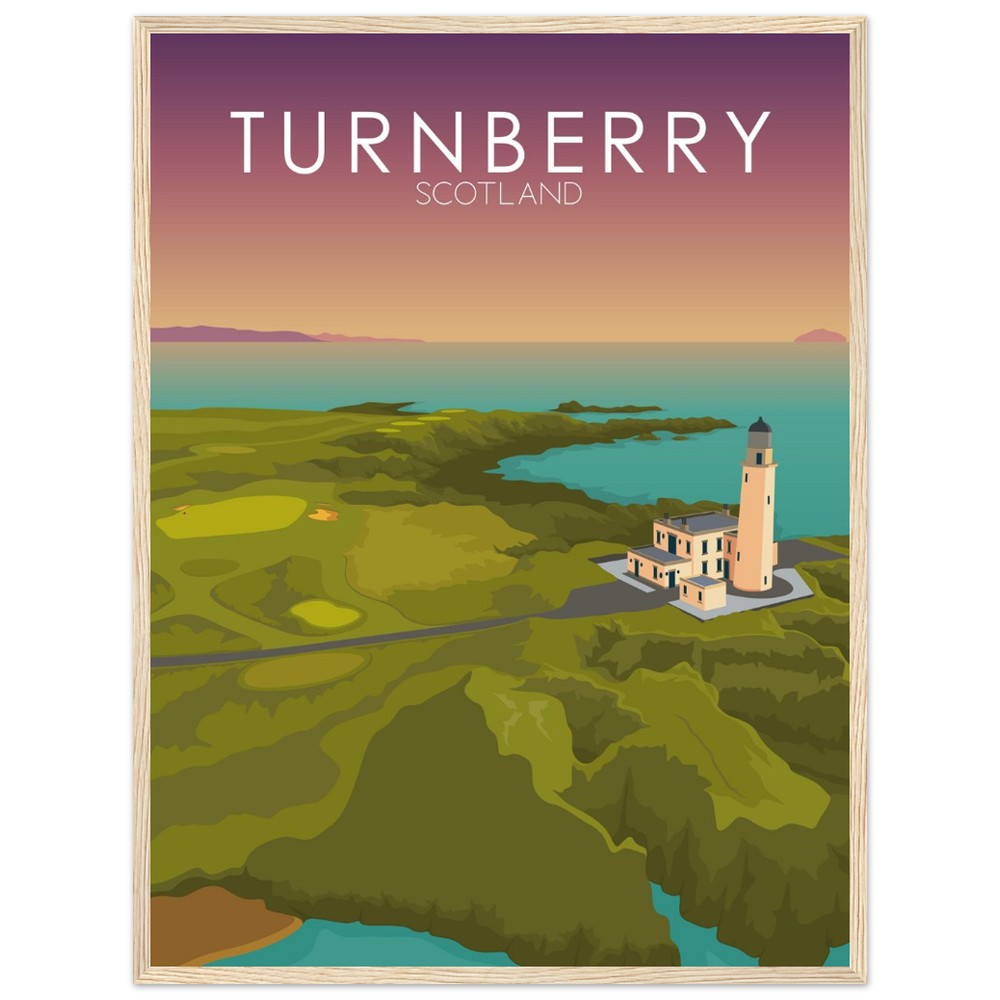 Turnberry Golf Course Sunset Print