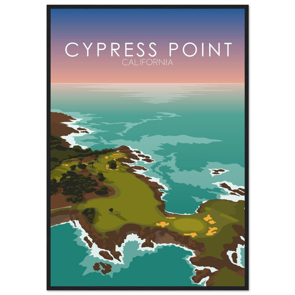 Cypress Point Golf Course Sunset Print