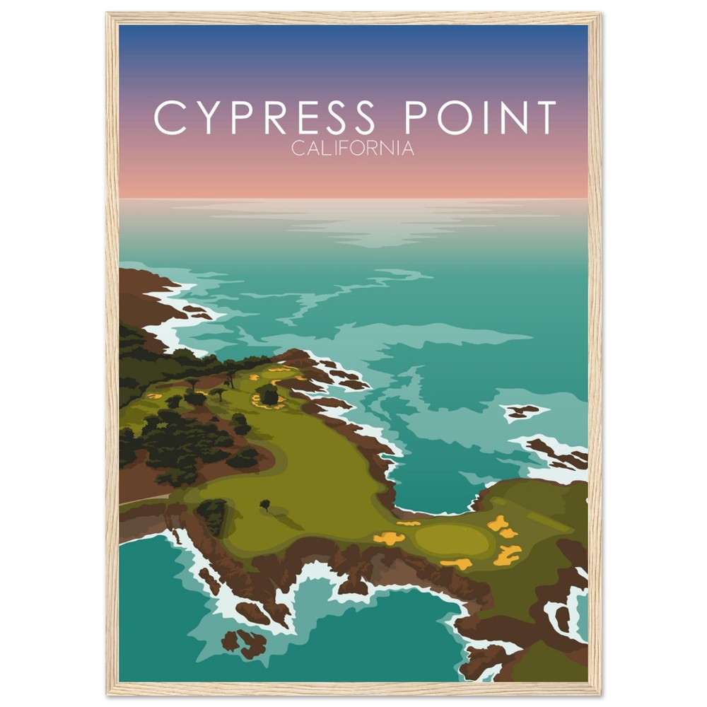 Cypress Point Golf Course Sunset Print