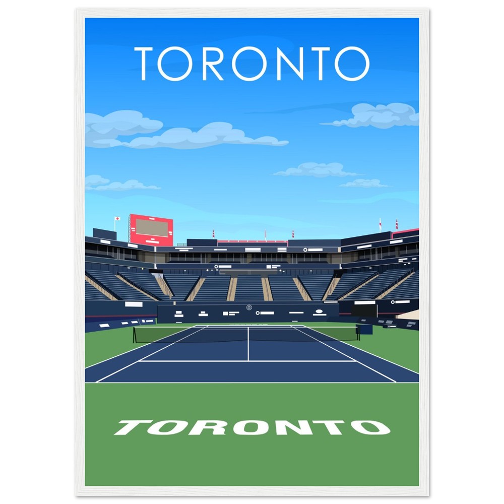Toronto ATP/WTA Masters Tennis Stadium Poster