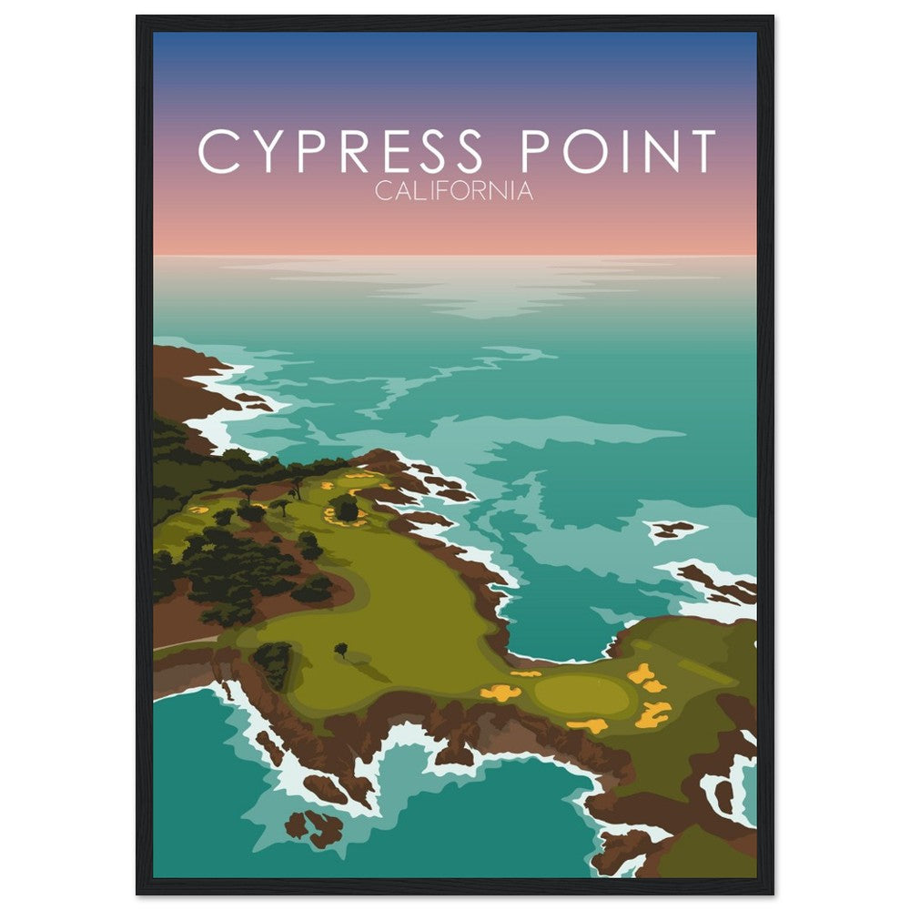 Cypress Point Golf Course Sunset Print