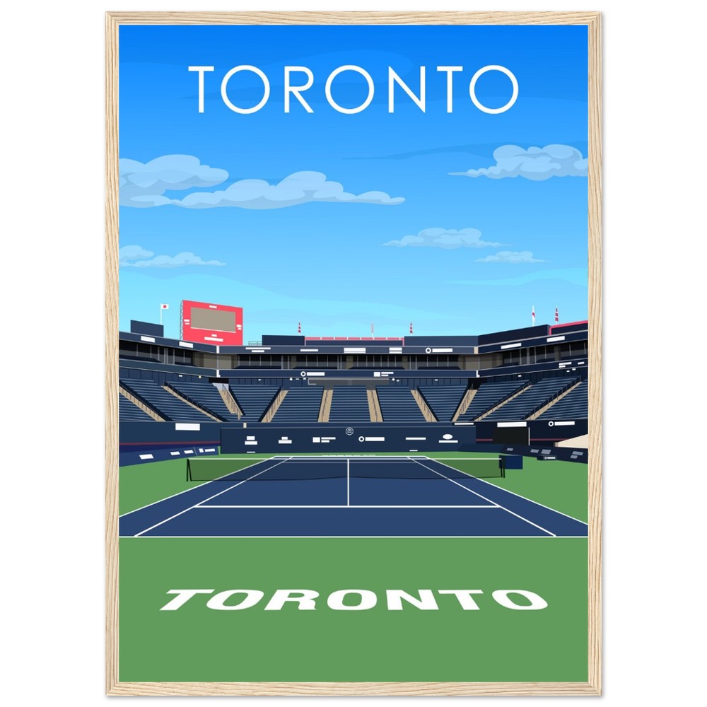 Toronto ATP/WTA Masters Tennis Stadium Poster