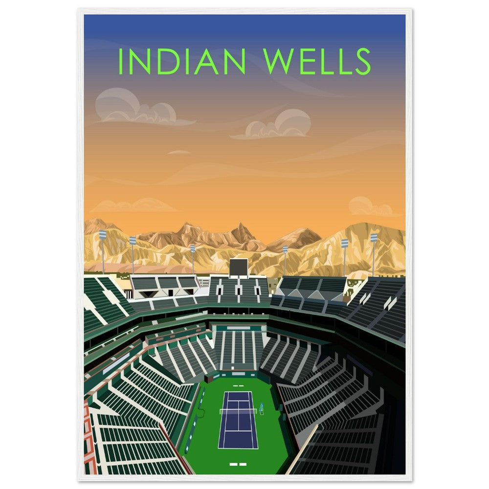 Indian Wells ATP/WTA Tennis Stadium Poster