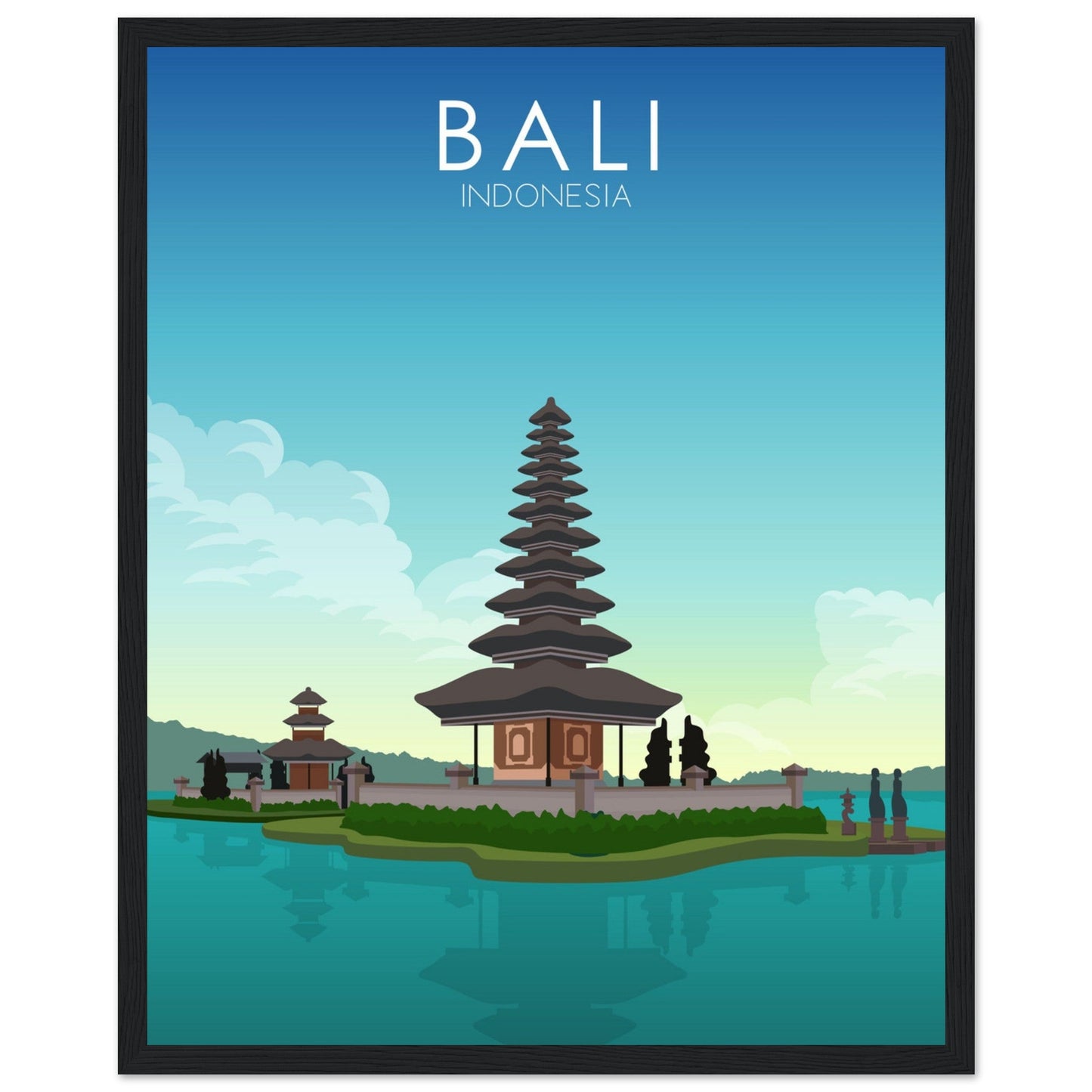 Bali Poster | Bali Wall Art | Bali Daytime Print