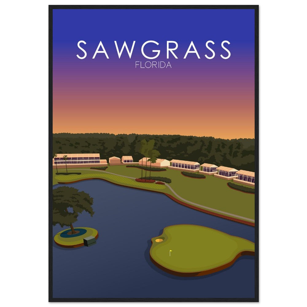 TPC Sawgrass Golf Course Sunset Print