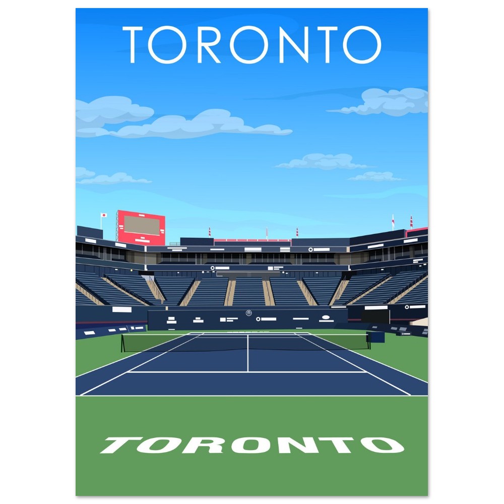 Toronto ATP/WTA Masters Tennis Stadium Poster
