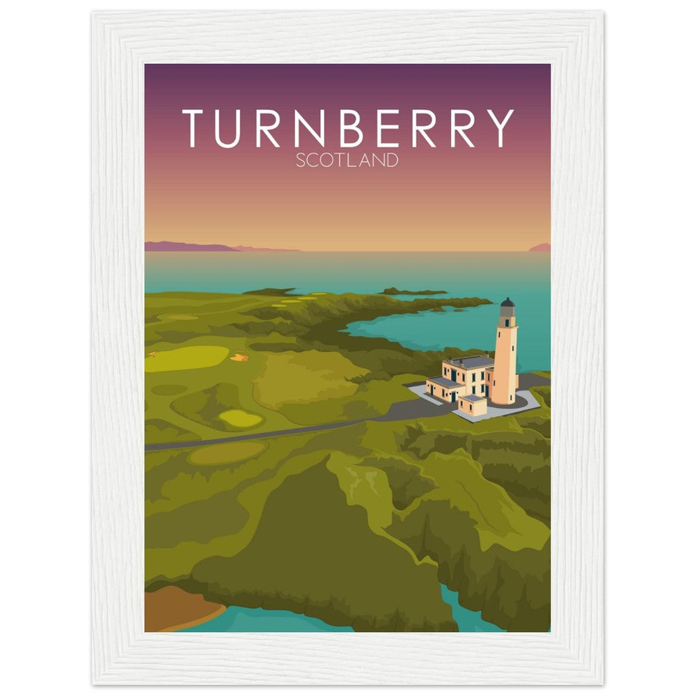 Turnberry Golf Course Sunset Print