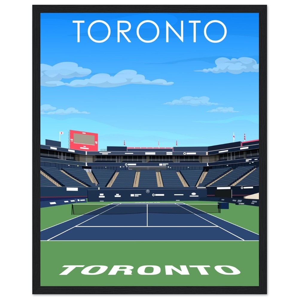 Toronto ATP/WTA Masters Tennis Stadium Poster