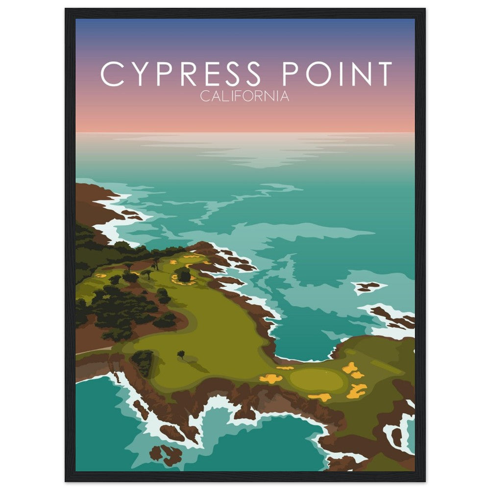 Cypress Point Golf Course Sunset Print
