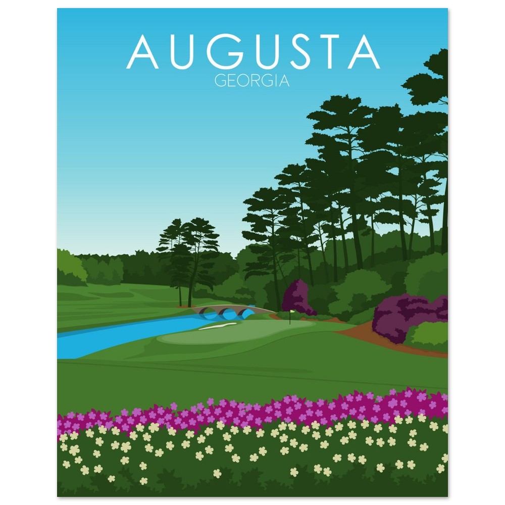 Augusta National Golf Course Print | Augusta National Poster