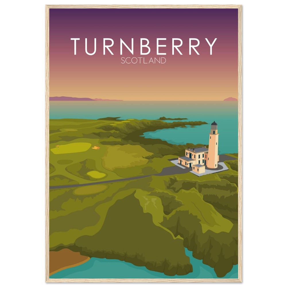 Turnberry Golf Course Sunset Print