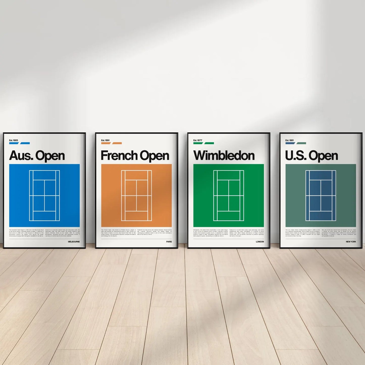 US Open  Poster | Tennis Gift | Gift for Tennis Player