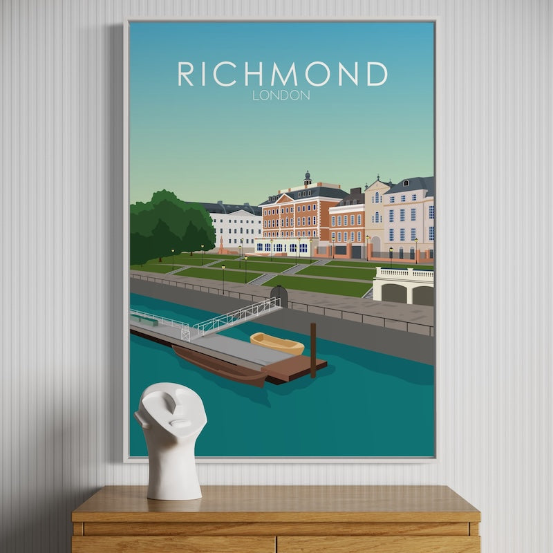 Richmond Poster | Richmond Daytime Print | Richmond Wall Art