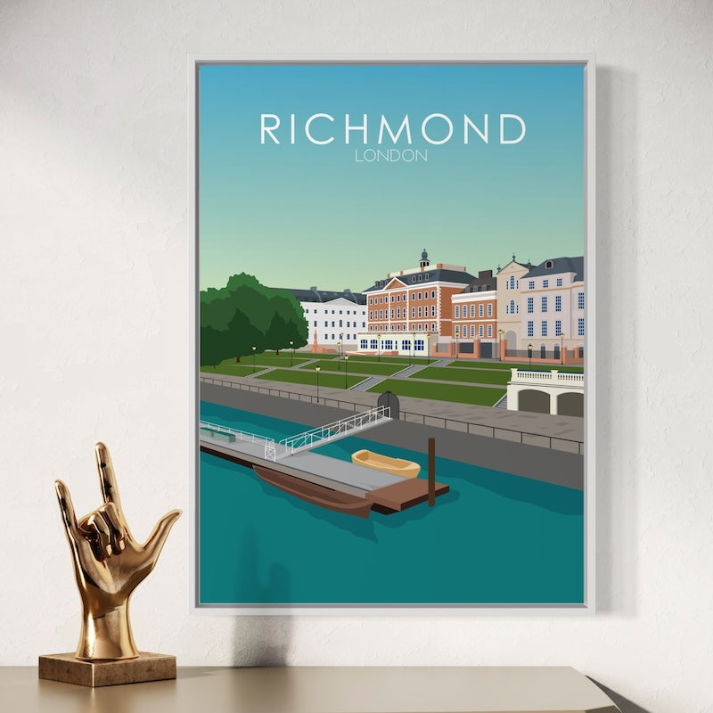 Richmond Poster | Richmond Daytime Print | Richmond Wall Art