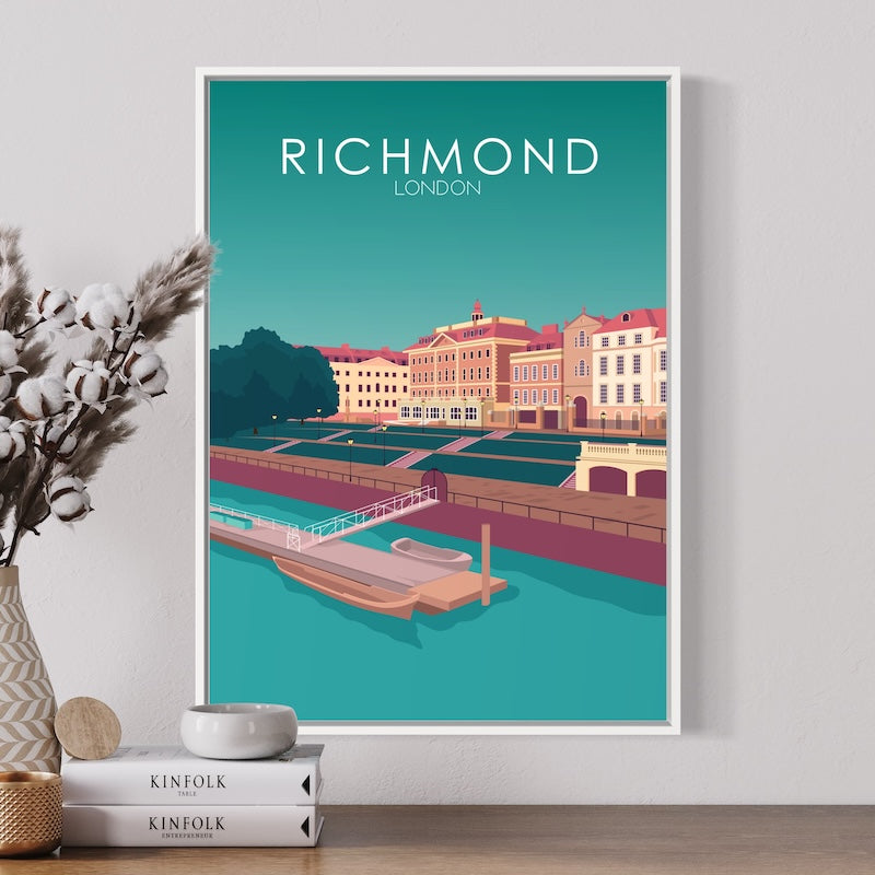 Richmond Poster | Richmond Pastel Print | Richmond Wall Art