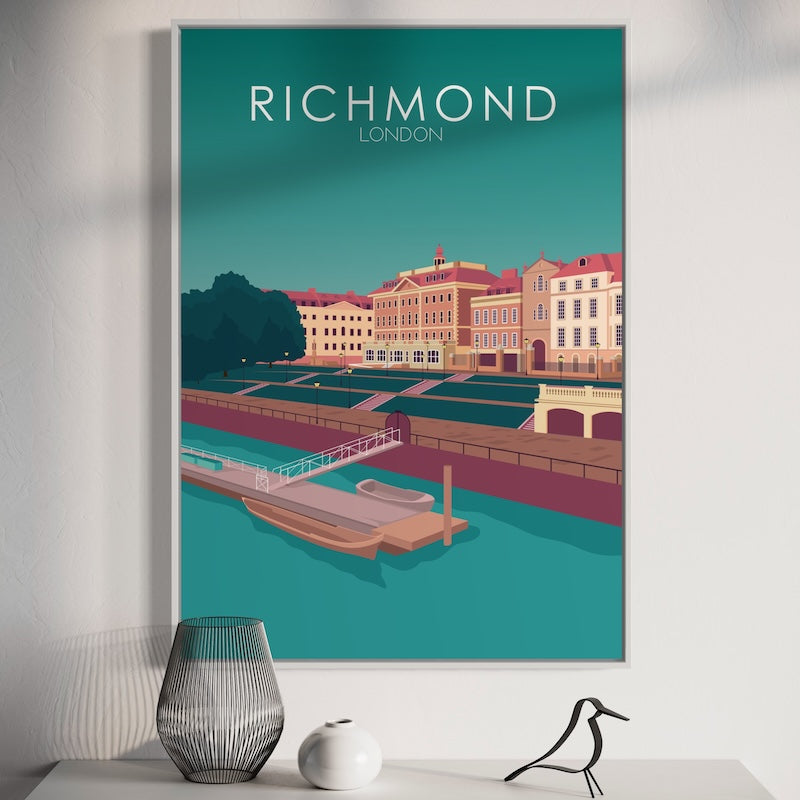 Richmond Poster | Richmond Pastel Print | Richmond Wall Art