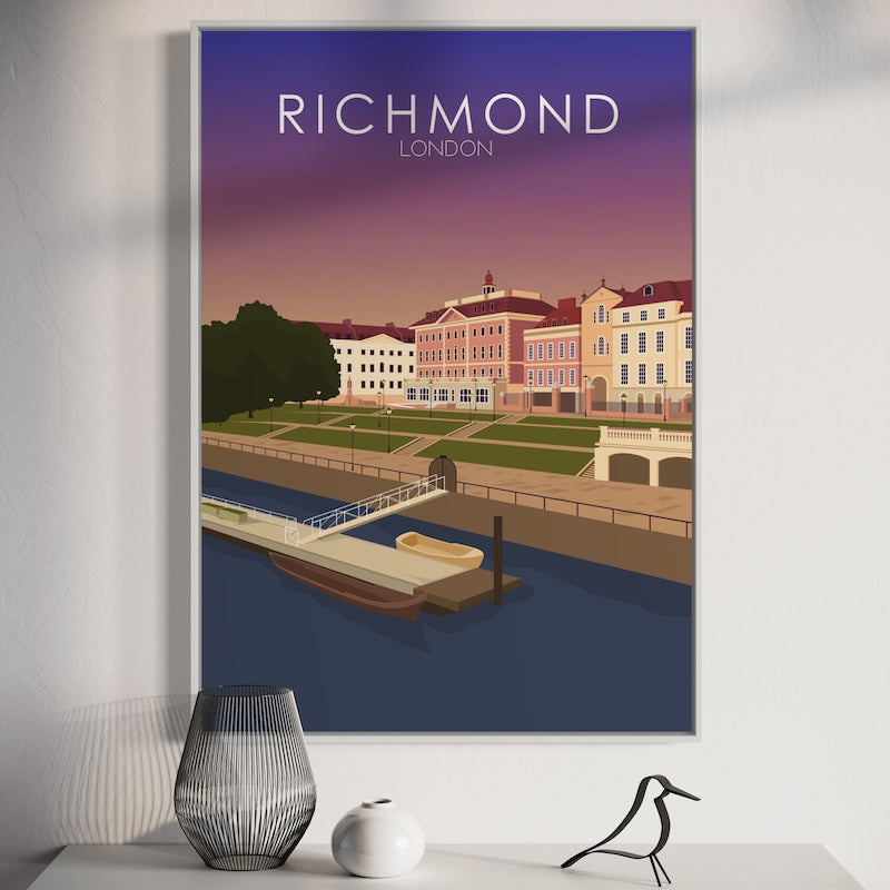 Richmond Poster | Richmond Sunset Print | Richmond Wall Art