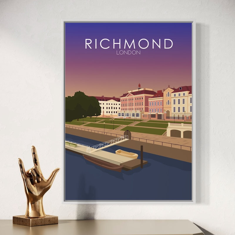 Richmond Poster | Richmond Sunset Print | Richmond Wall Art