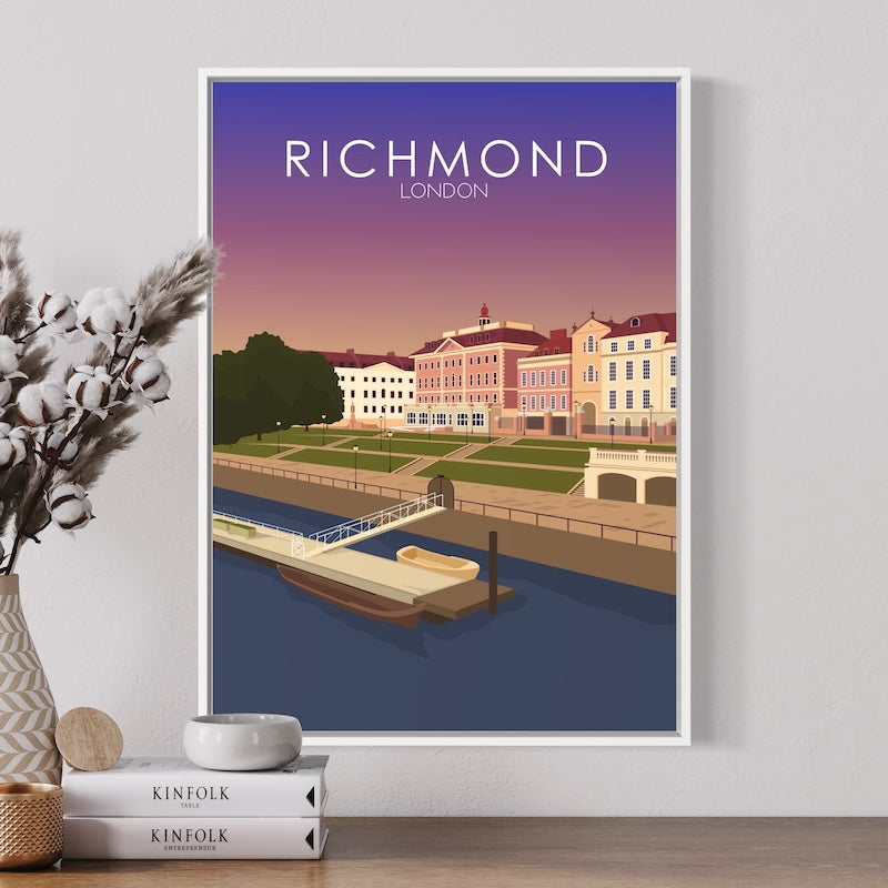 Richmond Poster | Richmond Sunset Print | Richmond Wall Art