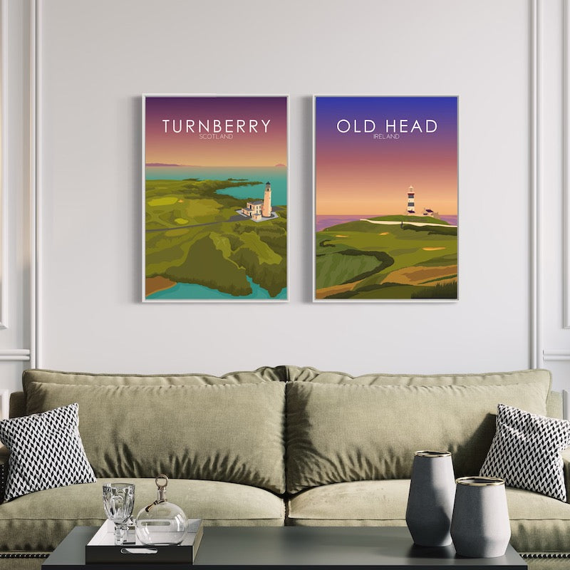 Turnberry Golf Course Sunset Print