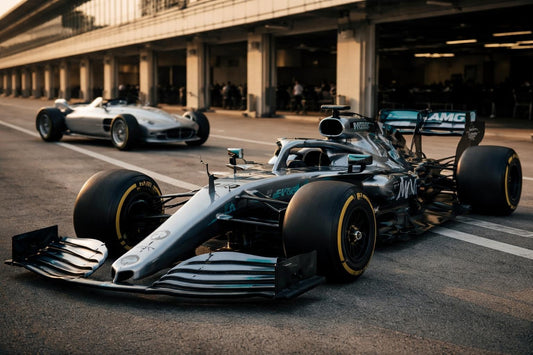 Mercedes F1 Poster: A Celebration of Racing Excellence