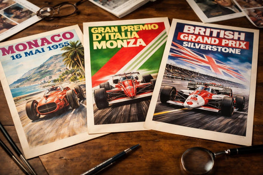 Vintage Formula 1 Posters: Guide to Classic Racing Art