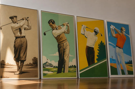 Retro Golf Posters: Timeless Art for Classic Style