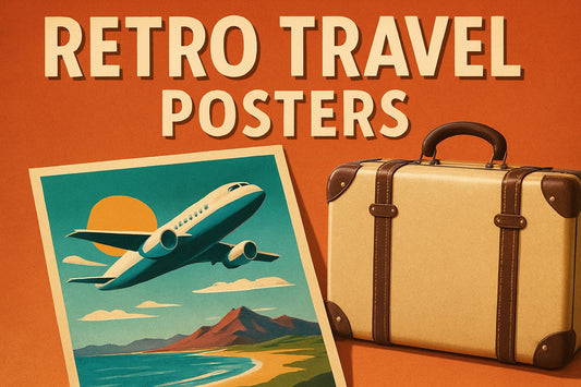 8 Retro Travel Posters That Bring Vintage Charm to Your Walls