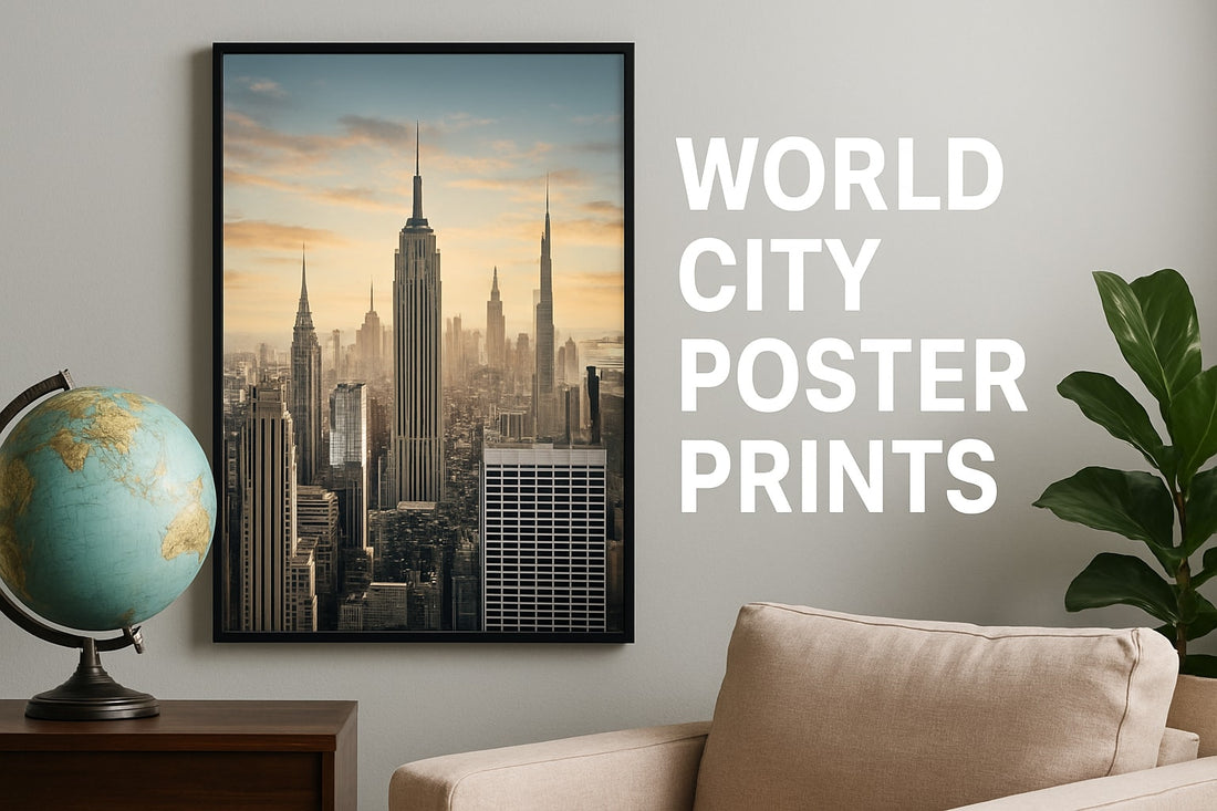 9 Stunning World City Poster Prints to Elevate Your Space in 2026