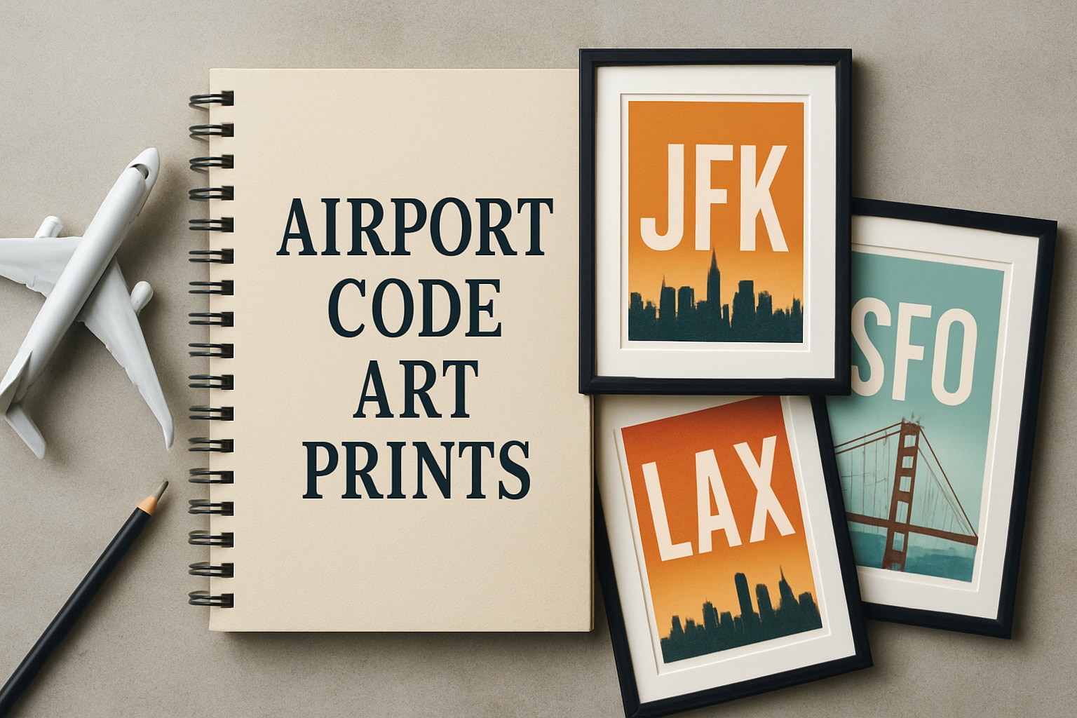 The Creative Guide to Airport Code Art Prints (2026) – Favourite Place ...