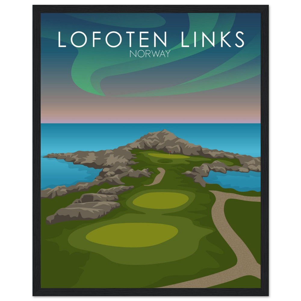 Lofoten Links Golf Course Print