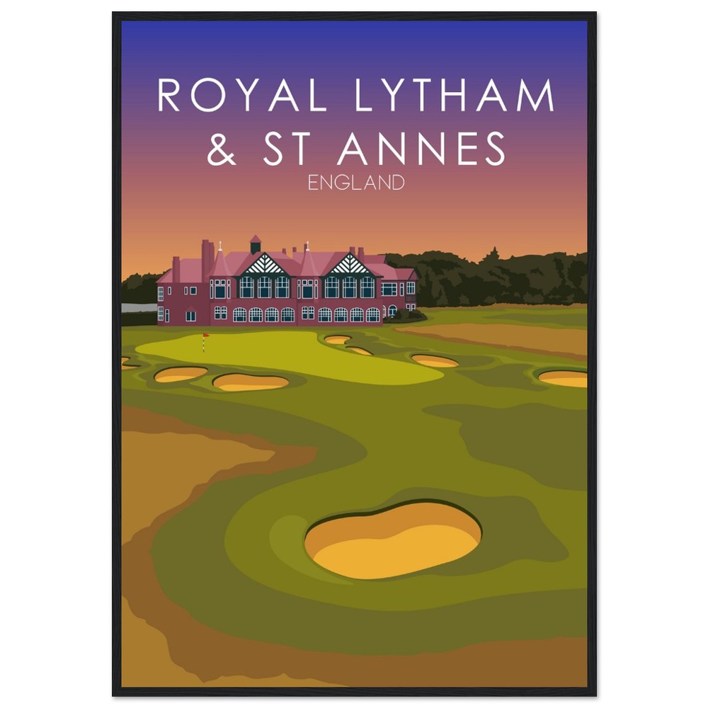 Royal Lytham & St Annes Golf Course Sunset Print