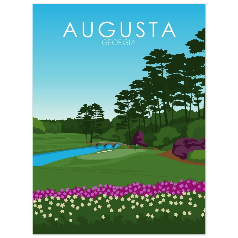 Augusta National Golf Course Print | Augusta National Poster