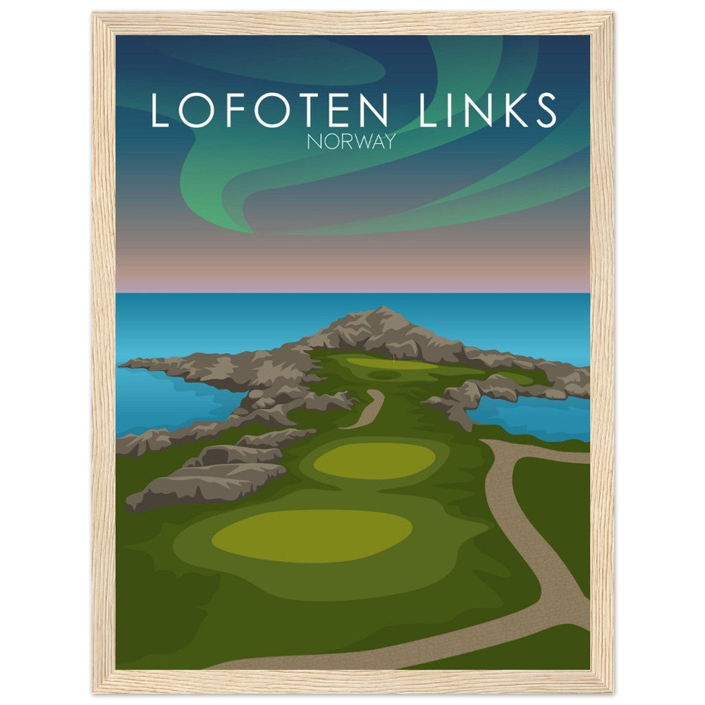 Lofoten Links Golf Course Print