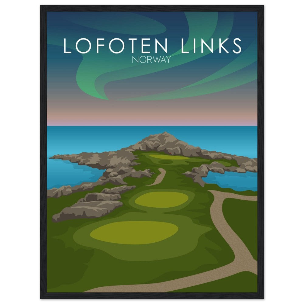 Lofoten Links Golf Course Print