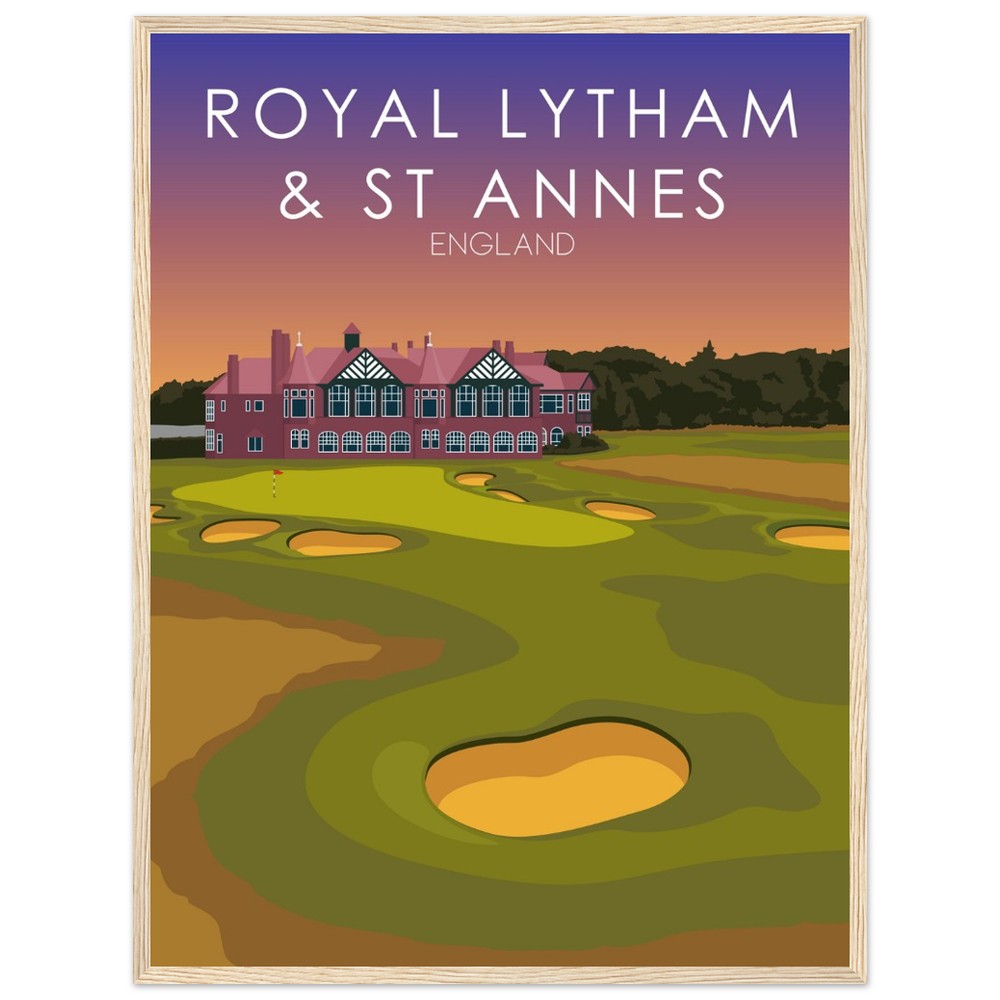 Royal Lytham & St Annes Golf Course Sunset Print