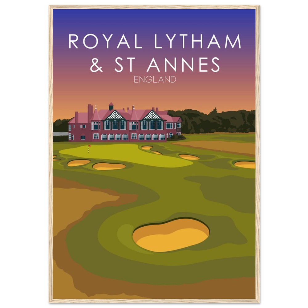 Royal Lytham & St Annes Golf Course Sunset Print