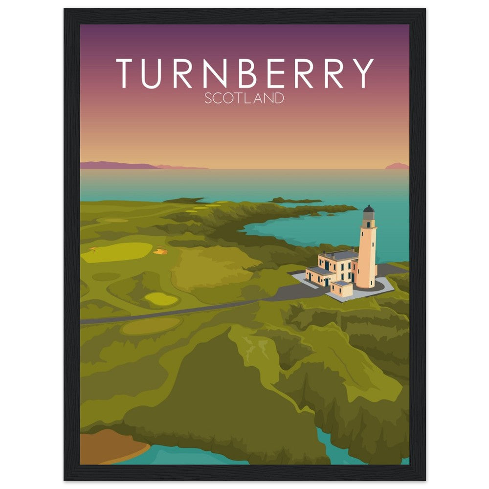 Turnberry Golf Course Sunset Print
