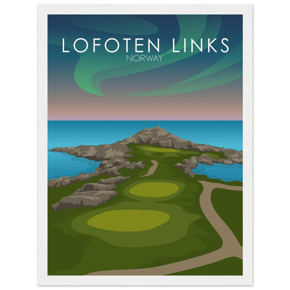 Lofoten Links Golf Course Print