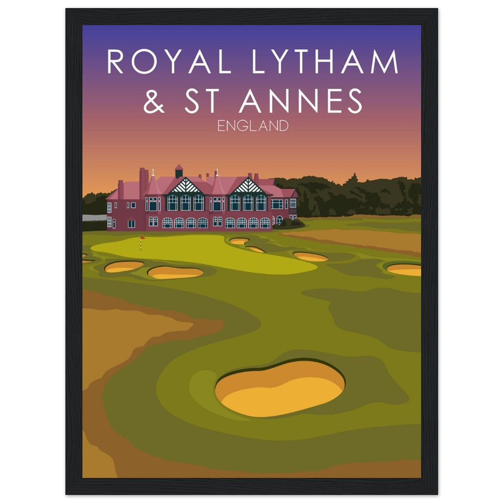 Royal Lytham & St Annes Golf Course Sunset Print